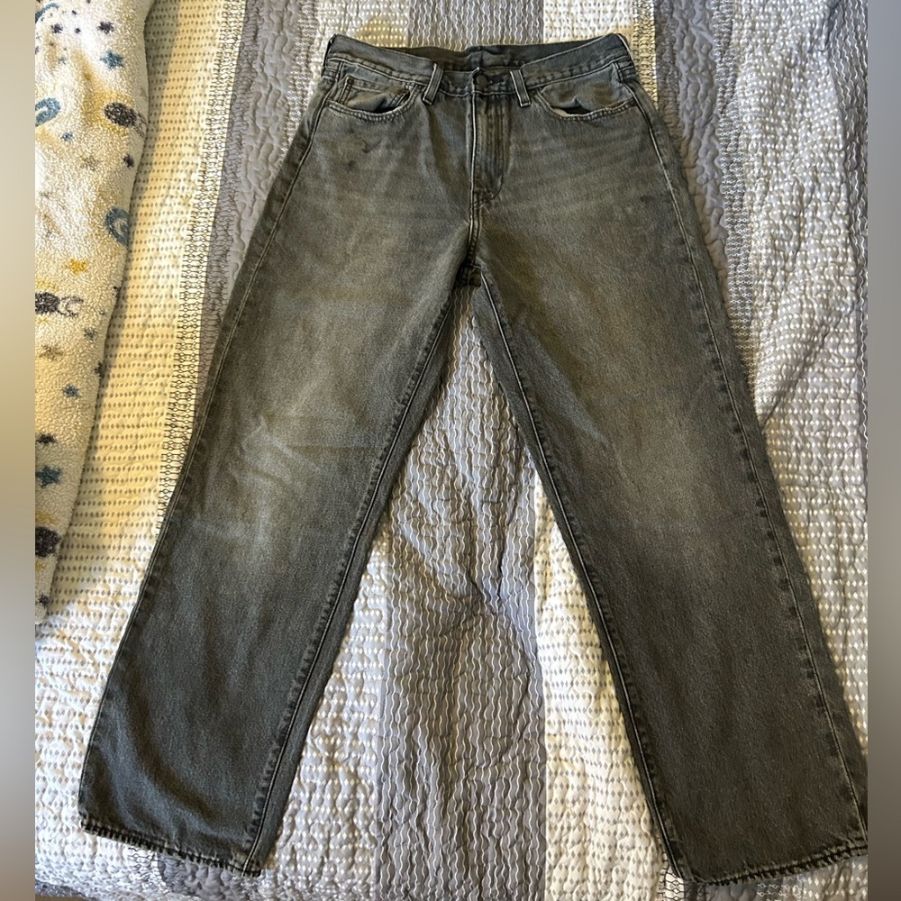 Levi's Relaxed Straight Jeans in Faded Black